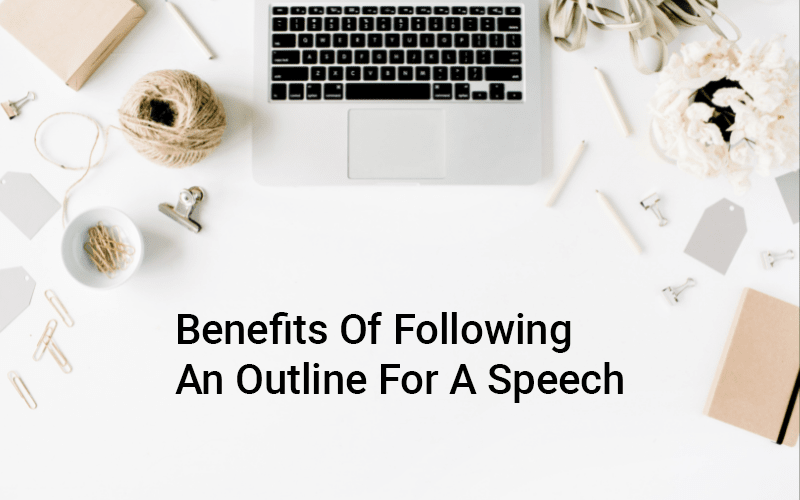 The image talks about benefits of follow a speech format The image talks about benefits of follow a speech format