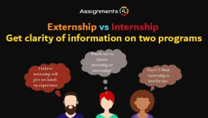 Externship vs internship - Get a clarity of information on two programs