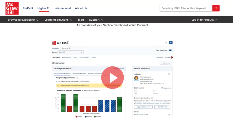 Answers for McGraw Hill Connect