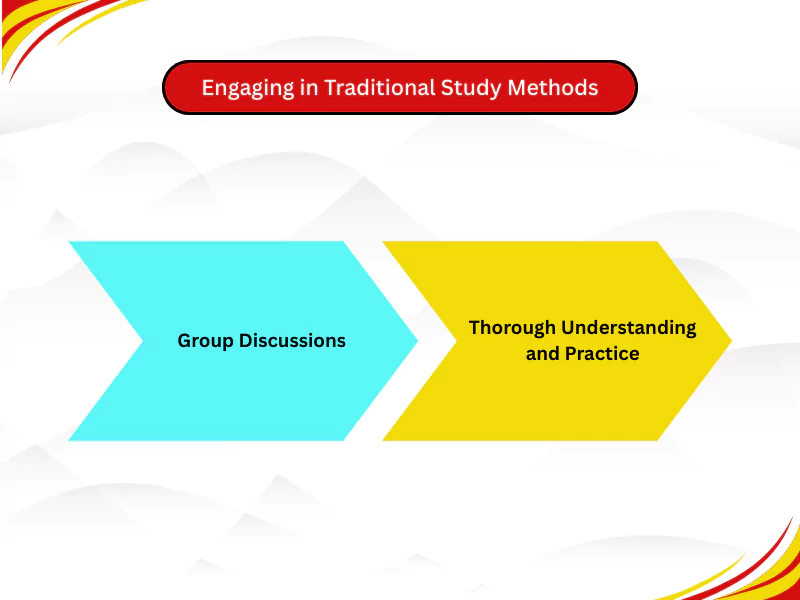 WebAssign Answers infographic contrasting group discussions with thorough understanding and practice for effective learning