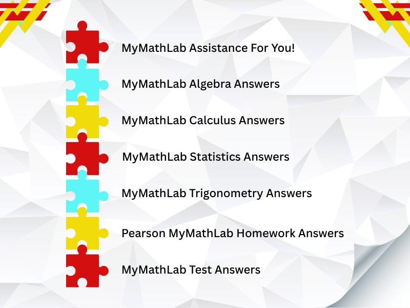 MyMathLab assistance: Expert solutions for algebra, calculus, statistics, and other mathematical subjects