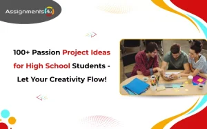 banner image with text 100+ Passion Project Ideas for High School Students - Let Your Creativity Flow!