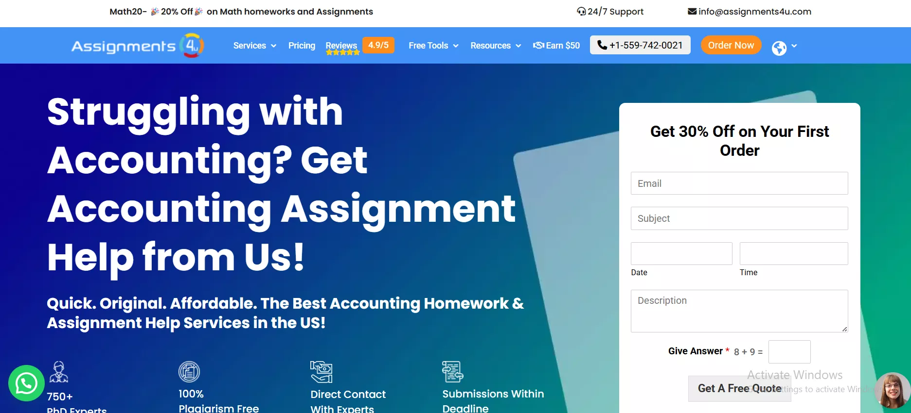 Get A+ with Expert Accounting Assignment Help Online