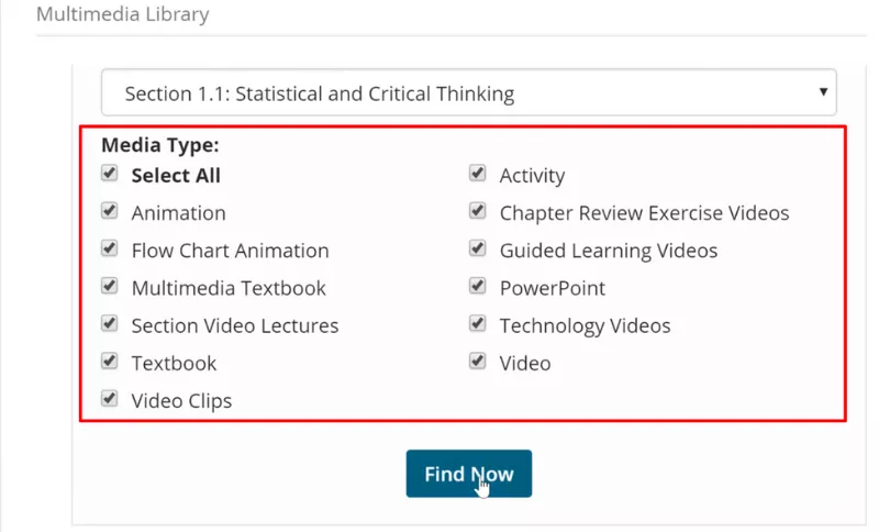 MyStatLab Videos, Animations and StatTalk