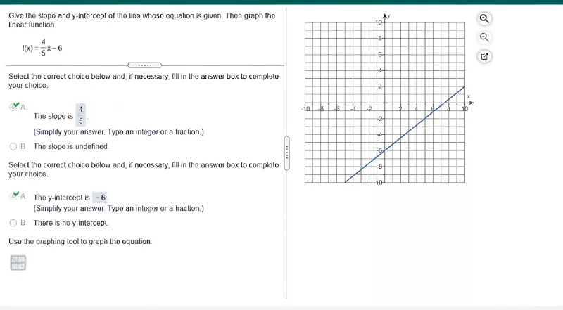 a portal image of MyMathLab where a math problem is shown