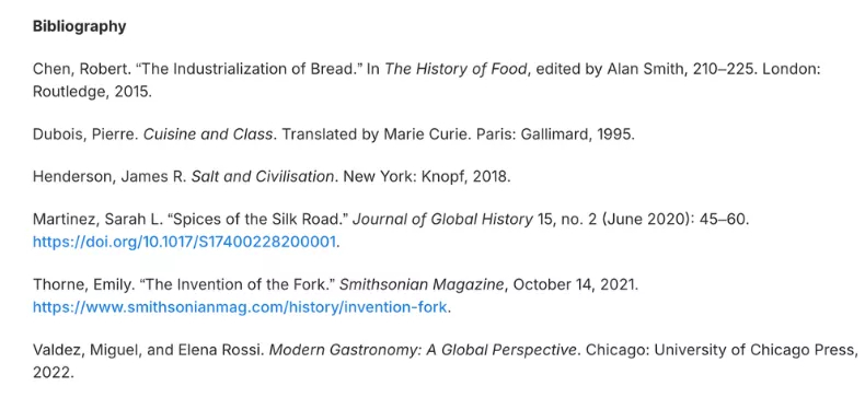 an image with a sample on How to Format a Chicago Bibliography Entry? an image with a sample on How to Format a Chicago Bibliography Entry?<br />