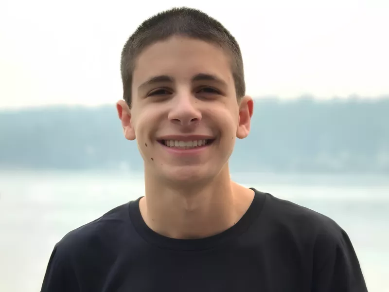 an image of Josh Feinsilber, whose high-school passion project was "Gimkit"