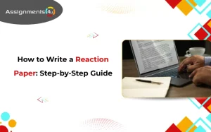 How to write a reaction paper with a step-by-step guide for students