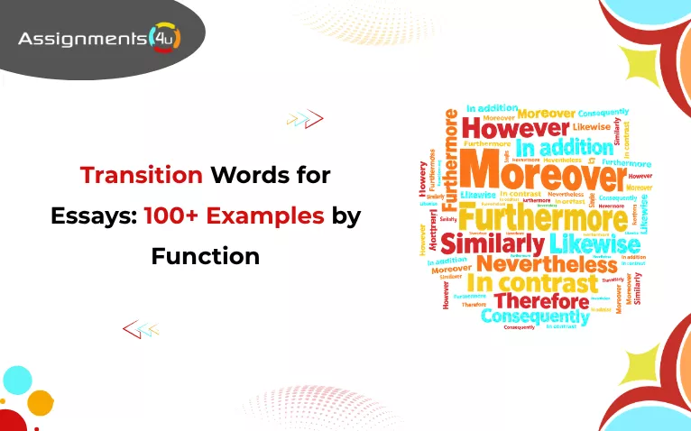 Transition Words for Essays 100+ Examples by Function banner image